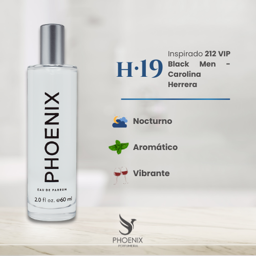 H19 - Inspirado en 212 VIP Black Men – Carolina Herrera